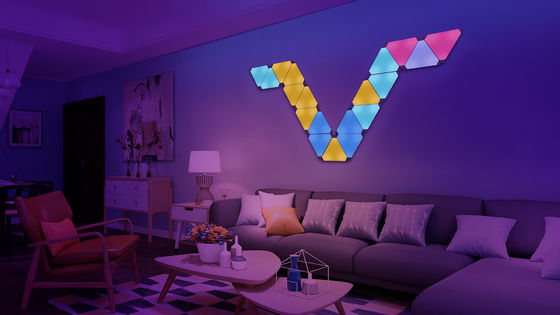 24V RGBIC 16,7M Couleur jeu Triangle lumière avec contrôle intelligent Alexa Compatible