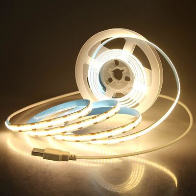 Couleur changeante 32.8FT LED Cob Strip Lights avec 480 LEDs 24V Voltage Certification CE / RoHS