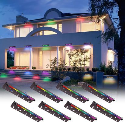 Lampes extérieures à LED multicolores IP65 étanches à l'eau avec 5000 lumens de luminosité