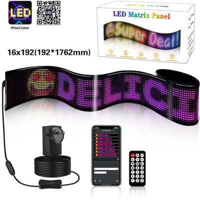 Écran matriciel flexible USB 5V, taille de pixel 16*192, pour applications polyvalentes