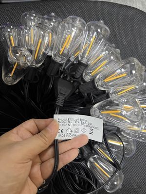 Ajoutez une touche d'élégance à votre mariage avec des lumières de patio et une tension d'entrée AC 110V/220V