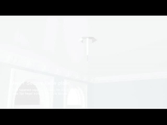 Lumière de plafond LED RGBIC ronde avec 1800 lumens Lumière Installation câblée Fonction de gradation