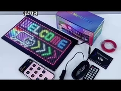 Haute luminosité 3500 Nits LED Écran flexible Connexion Bluetooth 1330x192mm