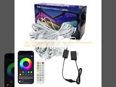 24V 0,5A Voltage Multicolore LED Strip Lights avec le contrôle Bluetooth RGBIC avancé